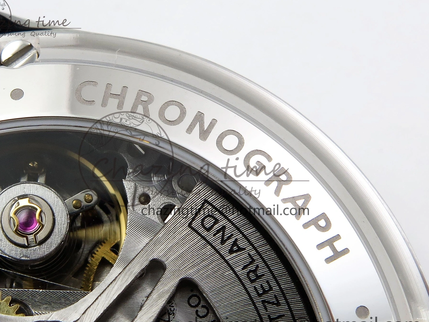 MIROTIME 0111 Reliable Portuguese Chrono IW3716 Z+F 1:1 Best Edition Red Dial on Red Rubber Strap A 7015